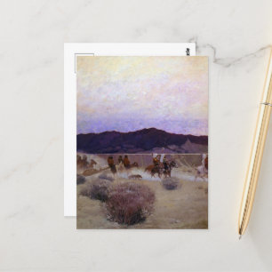 Cartão Postal Campo em movimento por Newell Convers Wyeth