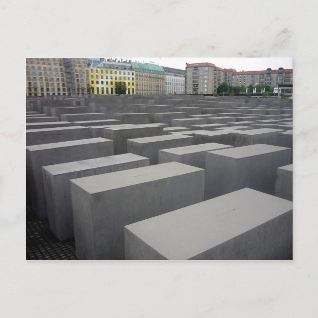 Cartão Postal campo memorial de berlim (Frente)