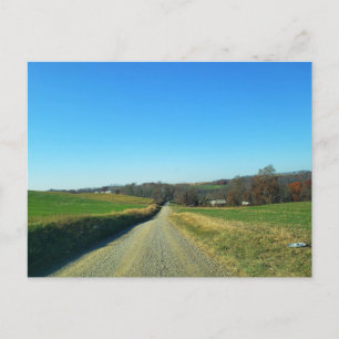 Cartão Postal Campo rural no outono, Báltico, Ohio