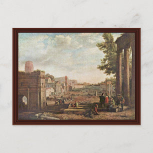 Cartão Postal Campo Vaccino Por Lorrain Claude