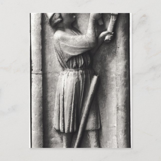 Cartão Postal Camponês afiando sua cicatriz para o (Frente)