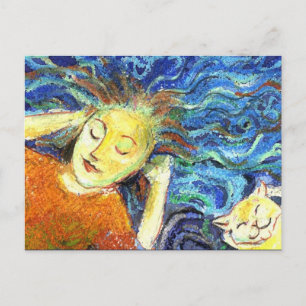 Cartão Postal Campos de água