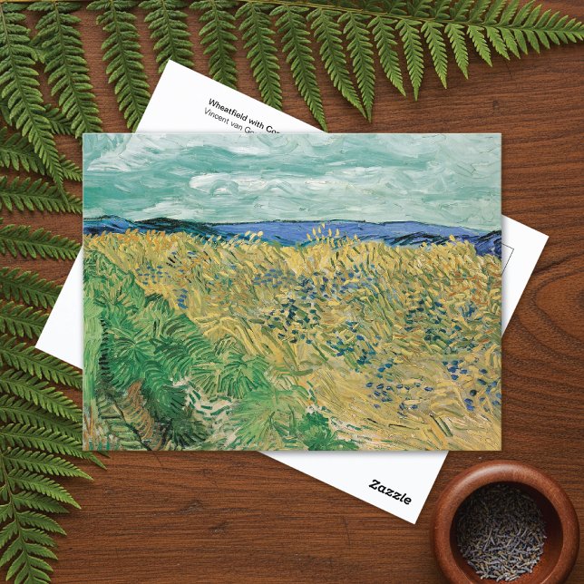 Cartão Postal Campos de Trigo com Centáureas de Vincent van Gogh (Criador carregado)
