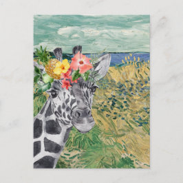 Cartão Postal Campos de trigo Van Gogh e Compilação de Girafa