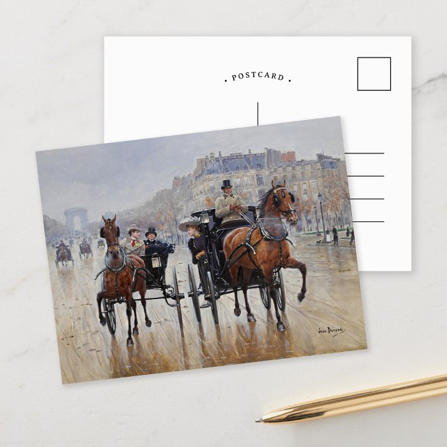 Cartão Postal Campos Elíseos | Jean Béraud (Criador carregado)