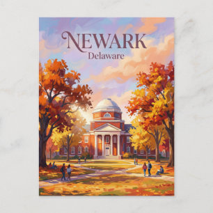 Cartão Postal Campus da Universidade de Delaware EUA