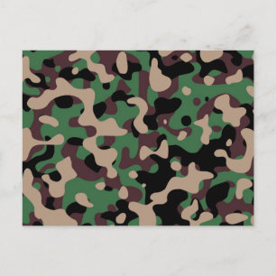 Cartão Postal Camuflagem
