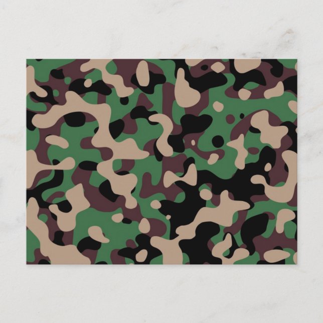 Cartão Postal Camuflagem (Frente)