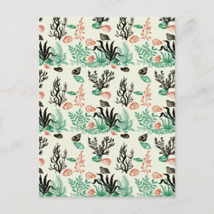 Cartão Postal Cana-d-água de fundição do oceano Tropical