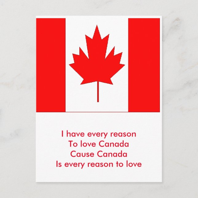 Cartão Postal Canadá (Frente)
