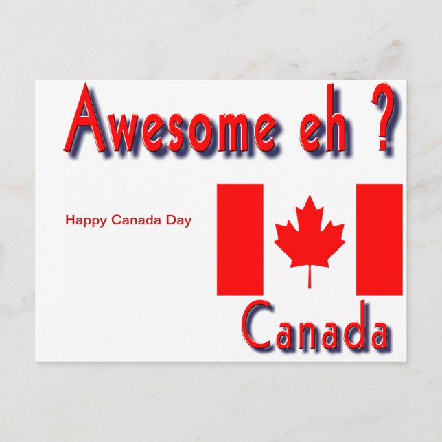 Cartão Postal Canadá (Frente)
