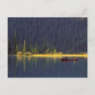Cartão Postal Canadá, Alberta, Parque Nacional Baniff. Dois meni