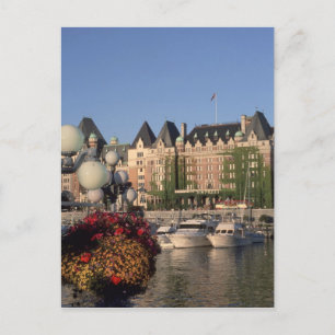 Cartão Postal Canadá, Colúmbia Britânica, Hotel Empress Victoria
