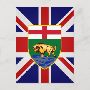 Cartão Postal Canadá Manitoba Sinalizador de alta qualidade