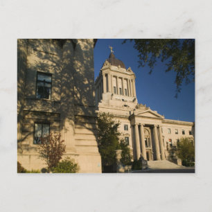 Cartão Postal Canadá, Manitoba, Winnipeg: Manitoba Legislativo