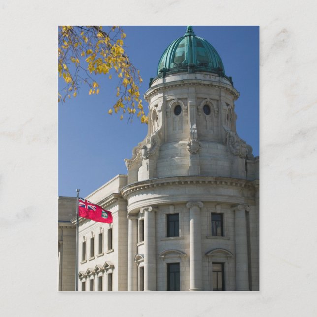 Cartão Postal CANADÁ, Manitoba, Winnipeg: Os Tribunais de Direit (Frente)