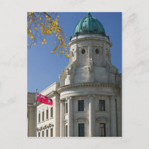 Cartão Postal CANADÁ, Manitoba, Winnipeg: Os Tribunais de Justiç