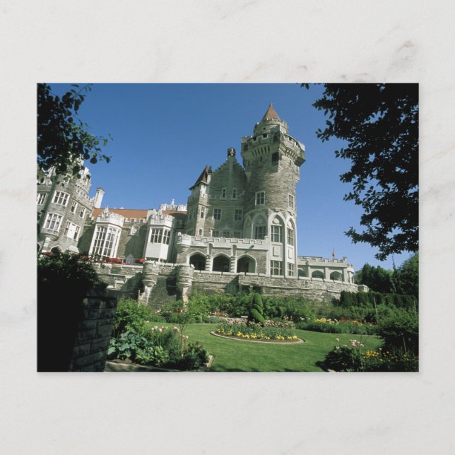 Cartão Postal Canadá, Ontário, Toronto. Casa Loma Histórica (Frente)