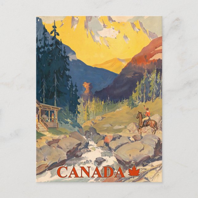 Cartão Postal Canadá, Parque Nacional (Frente)