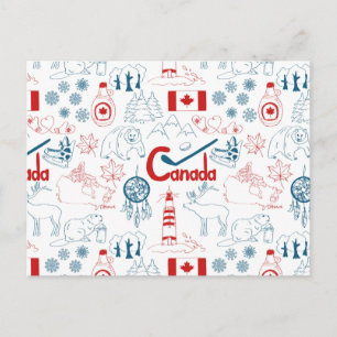 Cartão Postal Canadá   Símbolos Padrão
