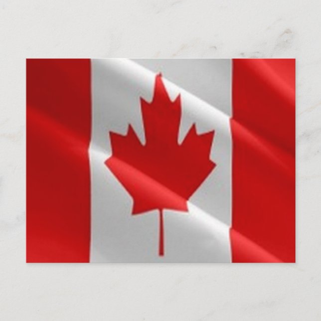 Cartão Postal Canadá - Sinalizador Waving - (Frente)