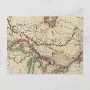 Cartão Postal Canadá superior e inferior