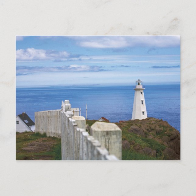 Cartão Postal Canadá, Terra Nova, Cabo Spear Nacional 3 (Frente)
