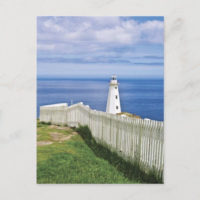 Cartão Postal Canadá, Terra Nova, Cape Spear Nacional 2 (Frente)