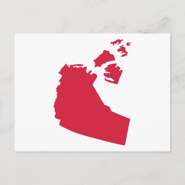 Cartão Postal Canadá - Territórios do Noroeste (Frente)