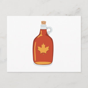 Cartão Postal Canadiano Maple Syrup