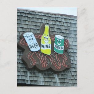 Cartão Postal Canais de cerveja dançantes