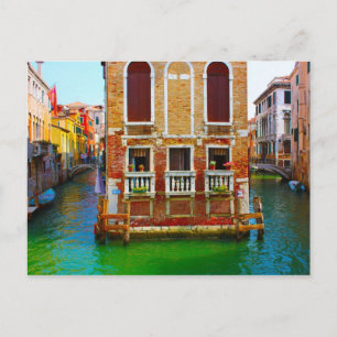 Cartão Postal Canais de Veneza