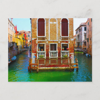 Cartão Postal Canais de Veneza