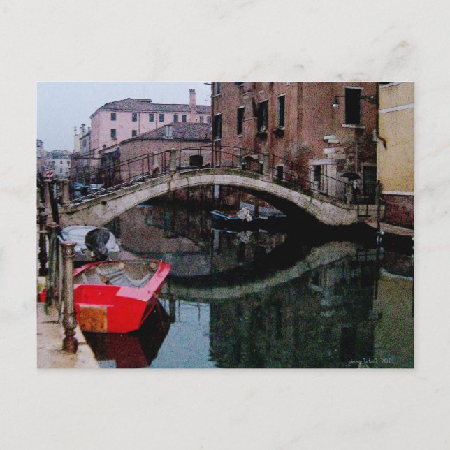 Cartão Postal Canais de Veneza II (Frente)