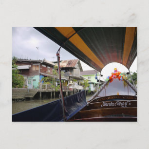 Cartão Postal canal bangkok
