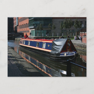 Cartão Postal Canal Boat