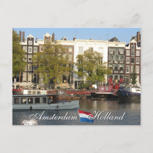 Cartão postal Canal de Amsterdã