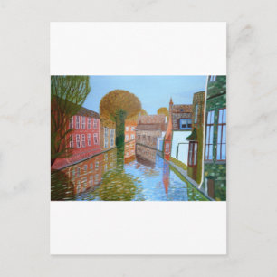 Cartão Postal Canal de Bruges