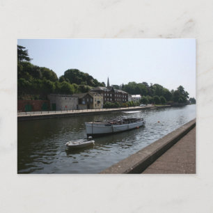 Cartão Postal Canal de Exeter, Devon, Reino Unido