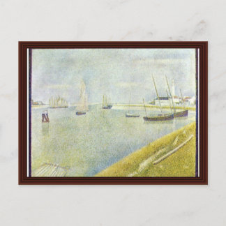 Cartão Postal Canal De Gravelines Por Seurat Georges