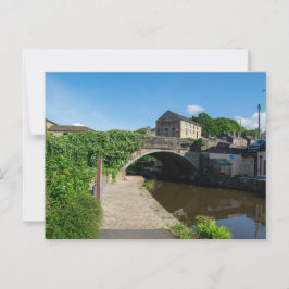 Cartão Postal Canal de Rochdale, Luddendenfoot