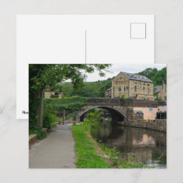 Cartão Postal Canal de Rochdale, Luddendenfoot