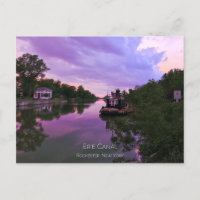 Cartão postal - Canal Erie no Sunset