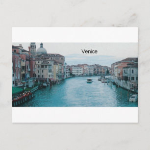 Cartão Postal Canal Grande de Veneza Itália (Rua.K)