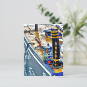 CARTÃO POSTAL CANAL NARROWBOAT