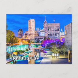 Cartão Postal Canal Walk - Indianapolis, Indiana