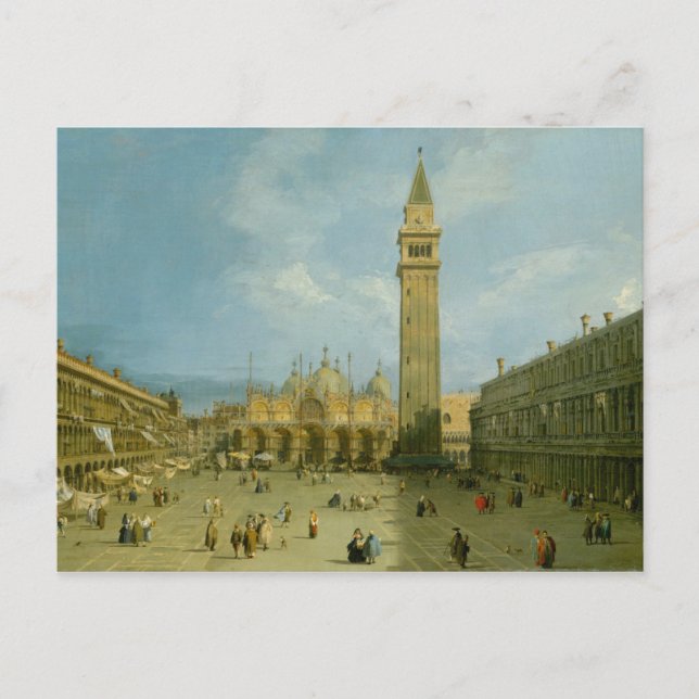 Cartão Postal Canaletto | Piazza San Marco (Frente)
