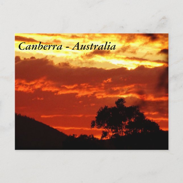 Cartão Postal Canberra - Austrália (Frente)