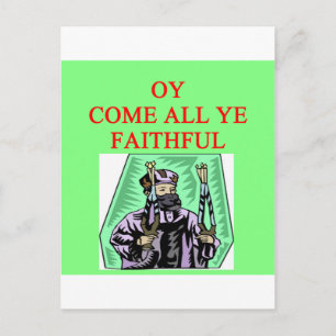 Cartão Postal canção de natal judaica do channukah