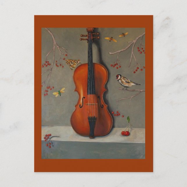 Cartão Postal Canção do pássaro (Frente)